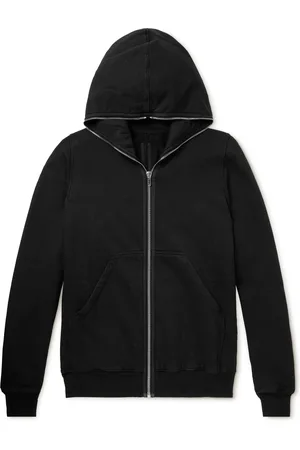 DRKSHDW BY RICK OWENS Garment-Dyed Cotton-Jersey Zip-Up Hoodie - Men - - XS