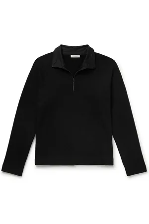 The Row Gallagher Cotton and Cashmere-Blend Half-Zip Sweater - Men - - XL
