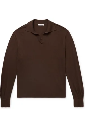 The Row Stafford Silk-Jersey Polo Shirt - Men - - XL