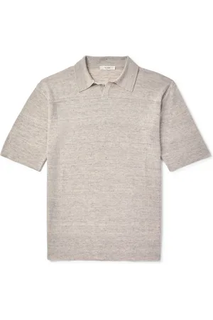 The Row Reggie Linen-Blend Polo Shirt - Men - - S