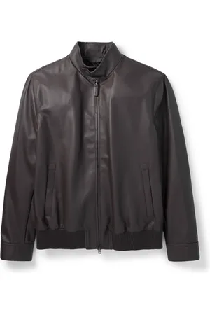 BRIONI Leather Jacket - Men - - IT 54