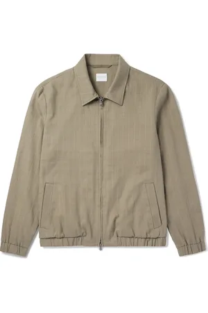 Sunspel Textured-Cotton Blouson Jacket - Men - - XL