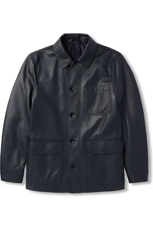 BRIONI Padded Leather Jacket - Men - - IT 48