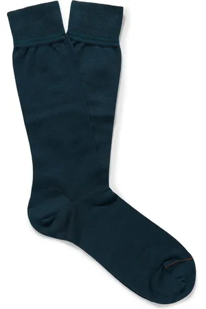 Ermenegildo Zegna Everyday Cotton-Blend Socks - Men