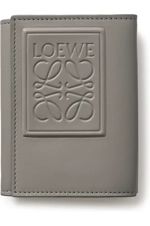 Loewe Logo-Debossed Leather Trifold Wallet - Men