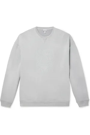 Loewe Logo-Embroidered Cotton-Jersey Sweatshirt - Men - - M