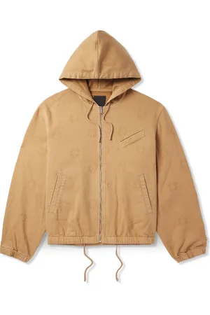 Givenchy Logo-Jacquard Denim Hooded Jacket - Men - - XXL
