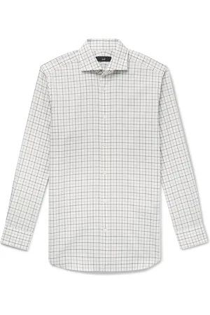 Dunhill Checked Cotton-Twill Shirt - Men - - EU 40