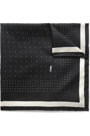 Saint Laurent Printed Silk-Twill Scarf - Men