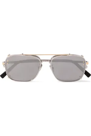 Dior CD Diamond S4U Aviator-Style Convertible - and Gold-Tone Sunglasses - Men