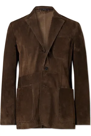 Dunhill Suede Blazer - Men - - M