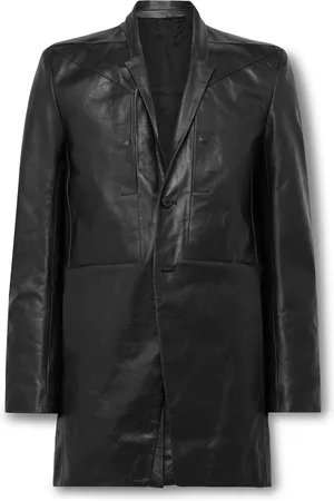 Rick Owens Leather Blazer - Men - - IT 48