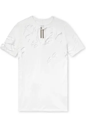 DRKSHDW BY RICK OWENS Distressed Cotton-Jersey T-Shirt - Men - - XXL