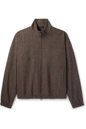 Loro Piana Linen and Wool-Blend Canvas Bomber Jacket - Men - - IT 50