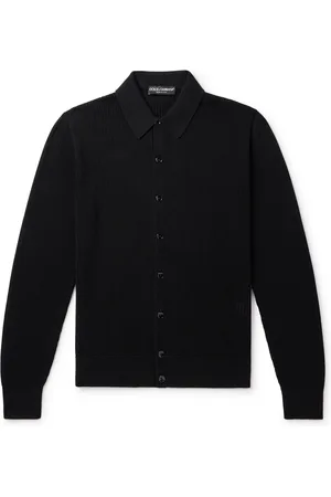 Dolce & Gabbana Ribbed Cotton Polo Shirt - Men - - IT 46