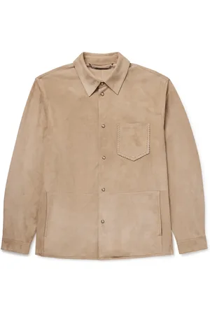 CANALI Suede Overshirt - Men - - IT 52
