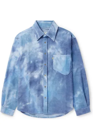 ERL Tie-Dyed Cotton-Corduroy Shirt - Men - - XL