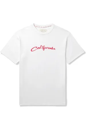 ERL California Slim-Fit Printed Cotton-Jersey T-Shirt - Men - - S