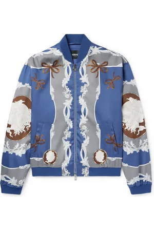 VERSACE Printed Twill Bomber Jacket - Men - - IT 54