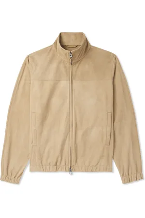 Loro Piana Suede Zip-Up Bomber Jacket - Men - - IT 54