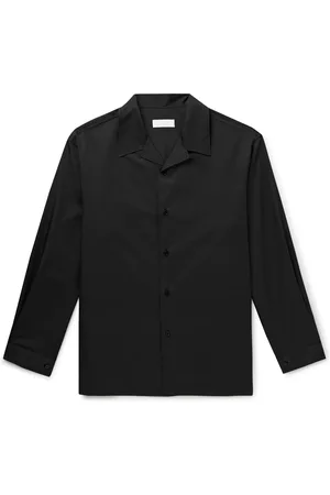 AMOMENTO Convertible-Collar Cotton Shirt - Men - - M