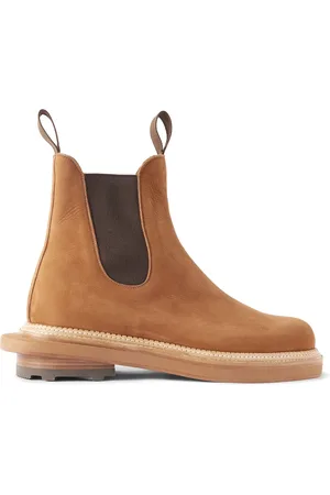 J.M. Weston Sacai Nubuck Chelsea Boots - Men - - UK 10.5