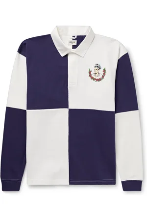 BODE Grandfather Appliquéd Printed Cotton Polo Shirt - Men - - XXL