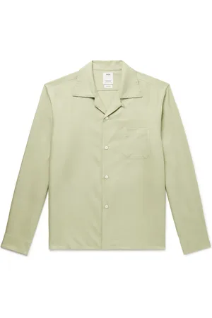 VISVIM Keesey Convertible-Collar Silk-Shantung Shirt - Men - - 1