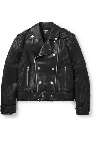 Balmain Quilted Leather Jacket - Men - - IT 50