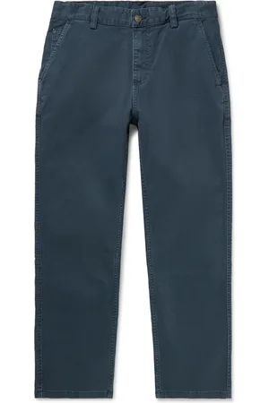 Corridor Straight-Leg Garment-Dyed Stretch-Cotton Twill Trousers - Men - - UK/US 30