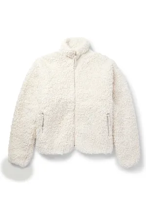 Jil Sander Leather-Trimmed Cotton-Fleece Jacket - Men - - S