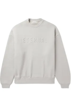 FEAR OF GOD Eternal Oversized Logo-Embossed Cotton-Blend Jersey Sweatshirt - Men - - M