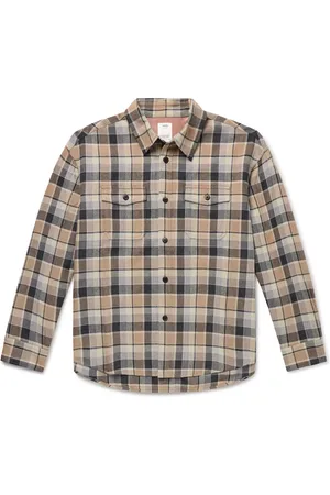 VISVIM Checked Wool and Linen-Blend Shirt - Men - - 4