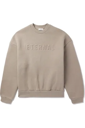 FEAR OF GOD Eternal Oversized Logo-Embossed Cotton-Blend Jersey Sweatshirt - Men - - XS