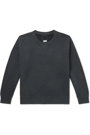 VISVIM Jumbo SB Garment-Dyed Cotton and Nylon-Blend Jersey Sweatshirt - Men - - 2