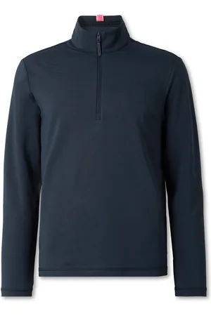 G/FORE Brushed Tech-Jersey Half-Zip Golf Top - Men - - M