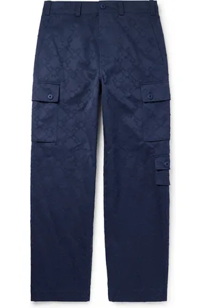 Givenchy Straight-Leg Cotton-Twill Jacquard Cargo Trousers - Men - - IT 54