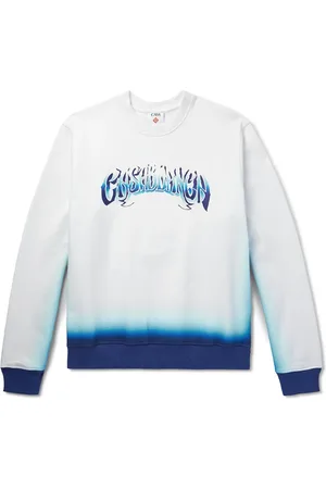 Casablanca Logo-Print Dégradé Cotton-Jersey Sweatshirt - Men - - XL