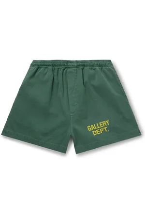 GALLERY DEPT. Zuma Straight-Leg Logo-Print Cotton-Jersey Shorts - Men - - L