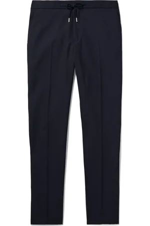 Mr P. Phillip Straight-Leg Twill Drawstring Suit Trousers - Men - - 28