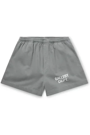 GALLERY DEPT. Zuma Straight-Leg Logo-Print Cotton-Jersey Shorts - Men - - L