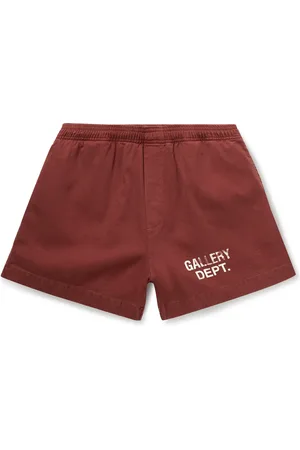 GALLERY DEPT. Zuma Straight-Leg Logo-Print Cotton-Jersey Shorts - Men - - L