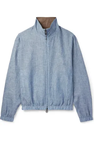 Loro Piana Reversible Linen Bomber Jacket - Men - - IT 56