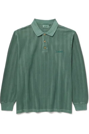Carhartt Morrison Logo-Embroidered Herringbone Cotton Rugby Shirt - Men - - M