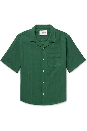 Corridor Camp-Collar Cotton Shirt - Men - - L
