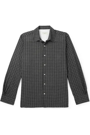 OFFICINE GENERALE Giacomo Checked Cotton Shirt - Men - - M