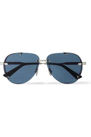Dior NeoDior A1U Aviator-Style Guilloché -Tone Sunglasses - Men