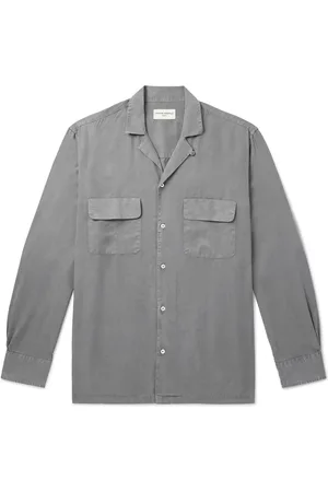 OFFICINE GENERALE Leto Convertible-Collar Lyocell-Twill Shirt - Men - - XL