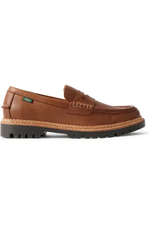 Ralph Lauren Jett Oiled-Leather Penny Loafers - Men - - UK 8