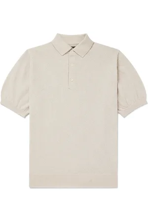 Beams Cotton-Blend Bouclé Polo Shirt - Men - - S